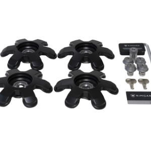 Rimgard®* Komplet 4 kolesnih ključavnic, črn